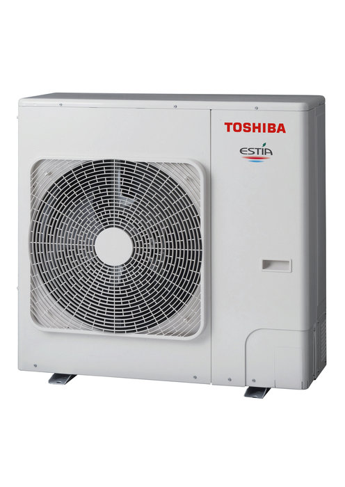 Innovative Technologie zur Nutzung erneuerbarer Energiequellen: die Luft-Wasser Wärmepumpen der neuen ESTIA Serie 5 von Toshiba bieten einen hervorragenden Wirkungsgrad